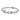 Sterling silver chain link bracelet with oversized links on white background