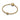 Gold snake chain bracelet with N initial charm and round engraved clasp