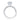 White gold solitaire engagement ring with round diamond and delicate side detailing