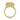 Citrine Emerald Cut Ladies Ring 14K Yellow Gold with Diamond Halo by Gabriel & Co. LR52481Y45CT
