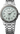 Seiko Presage automatic men's watch with silver stainless steel bracelet and light green dial