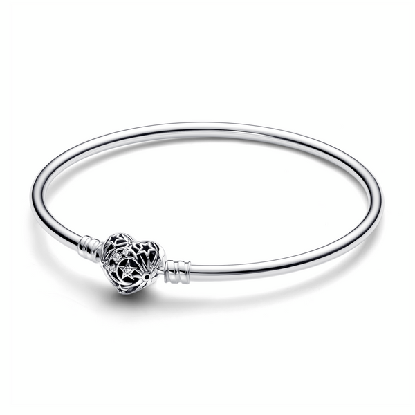 Pandora Celestial Heart Clasp Bangle 593400C01 – Hannoush Jewelers