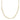 14kt 18" Yellow Gold Shiny+Diamond Cut 8-3.4mm 2 Strand Into 3 Strand Curb Type Link+3 Oval Link Clu ster Fancy Necklace with Fish Clasp AUF1059-18