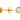 14K Yellow Gold Round Diamond Miracle Stud Bazel Earrings