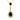 14K Yellow Gold Pear Shaped Sapphire and Diamond Halo Pendant Necklace