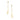 14K Yellow Gold .05CT Diamond Gocce Drop Earrings ER10435