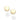 14kt Yellow Gold Polished Round Post Earring with Push Back Clasp ER8802