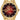 Citizen Eco-Drive Mouse of the year watch with red face and gold-tone Mickey Mouse head and diamond accents.
