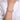 Two-tone gold and diamond bracelet on wrist, elegant fashion jewelry close-up
