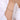 Elegant diamond tennis bracelet on woman's wrist with white blouse