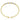 Open beaded gold bangle bracelet with round and pavé-set diamond accents on white background