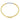 Yellow gold bangle bracelet with white gold and diamond accent on open cuff design