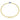 Gold beaded bracelet with a blue gemstone and diamond accents displayed on white background