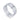 White gold multi-row band ring with bead detailing and bezel-set round diamonds