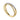 Yellow gold double band ring with bead detail and pavé diamonds on one band