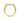 Yellow gold ring with round diamond halo viewed from the side on a white background