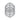 White gold multi-row diamond fashion ring with layered geometric design