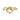 Yellow gold knot ring with polished finish and engraved Gabriel & Co. logo on the band