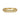 Yellow gold beaded fashion ring with polished finish on white background