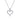 Gabriel & Co. - NK1844W45JJ - 14K White Gold Open Heart Diamond Pendant Necklace