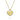 Gold heart pendant necklace with diamond accents and engraved BRUCE lettering