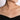 Delicate gold necklace with small diamonds on a woman's neck