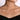 Sterling silver chain necklace on model in off-shoulder black top, simple elegant jewelry