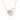 Le Vian® Necklace featuring 3  3/8 cts. Pink Orchid Quartz™, 1/8 cts. Vanilla Diamonds®  set in 14K Strawberry Gold®
