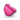 Metallic Pink Heart Charm 3