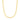 14kt Gold 17" Yellow Finish Shiny Square Link Necklace with Lobster Clasp NCK3669-17