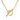 14K yellow gold paperclip toggle necklace