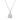 0.20CTW DIAMOND CLUSTER PENDANT WITH 18" ADJUSTABLE CHAIN