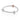 Silver snake chain bracelet with rose gold pandora clasp and two silver charms with clear crystals pandora iconic gift set