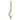 Gold-plated wishbone ring with sparkling clear stones, elegant minimalist jewelry