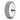 Sterling silver triple row pavé ring with sparkling clear stones and engraved inner band