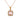 14K Rose Gold Cushion Cut Morganite with Diamond Halo Pendant Necklace