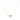 14kt Gold 18" Rose Finish 4.5x16.7mm Center Element & 1mm Chain Polished including 2" Extender Wing Necklace with Spring Ring Clasp PRC10907-18