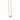 14K Rose Gold 18" Amore Knot Necklace with Extender PRC5591-18