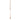 14K Rose Gold 17" Amore Knot Lariat Necklace PRC8331-17