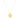 14kt Yellow Gold 18" Chain & Round Flat Pendant:15mm Polished Necklace with Pear Shaped Lobster Clasp RC11585-18