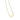 Minimalist gold necklace with crescent-shaped pendant on fine chain, fashion jewelry