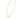 14K Yellow Gold 18" Chevron Cutout Necklace with Extender RC9967-18