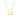 14K yellow gold initial B on an 18" box chain