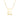 14k yellow gold initial E on an 18 inch box chain