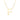 14k yellow gold initial F on an 18 inch box chain