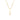 14k yellow gold initial I on an 18 inch box chain
