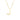 14k yellow gold initial J on an 18 inch box chain