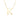 14k yellow gold initial K on an 18 inch box chain