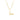 14k yellow gold initial L on an 18 inch box chain