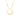 14k yellow gold initial O on an 18 inch box chain